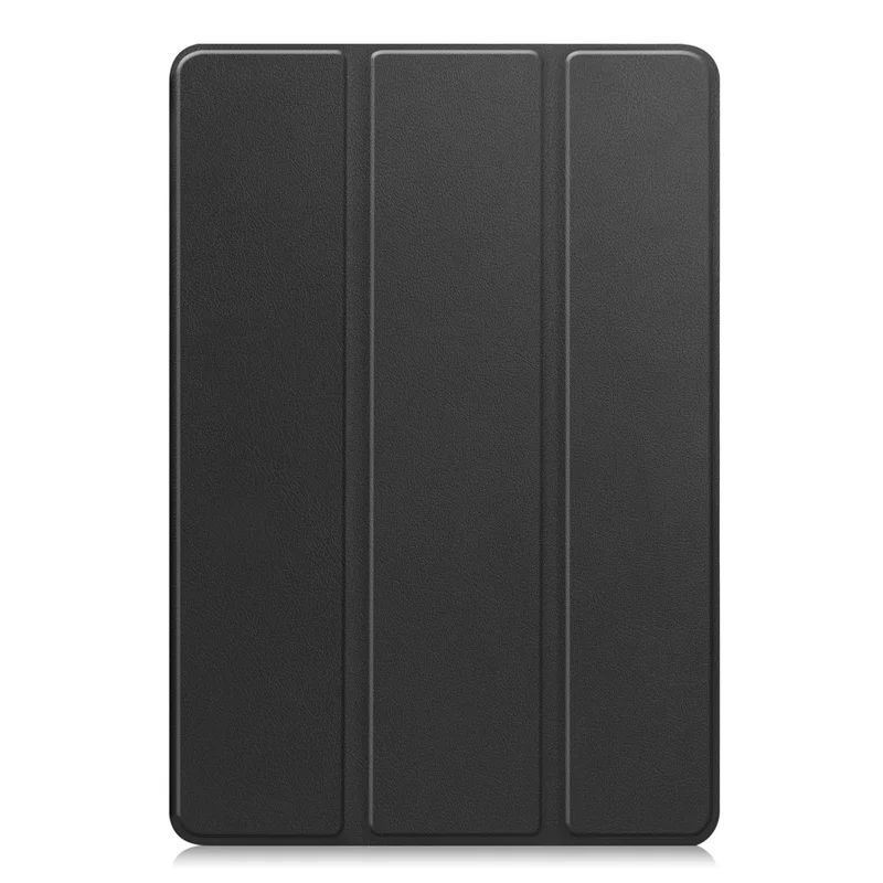 For Amazon Fire HD 10 (2023) Smart Tablet Case Tri-Fold Stand PU Leather Full Body Protective Cover - Black