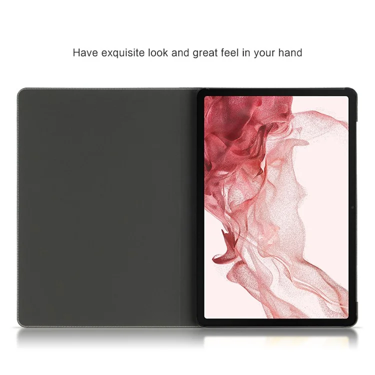For Samsung Galaxy Tab S10 FE / S10 / S9 FE / S9 Stand Case Folio Flip PU Leather+PC Anti-Drop Tablet Protective Cover - Green