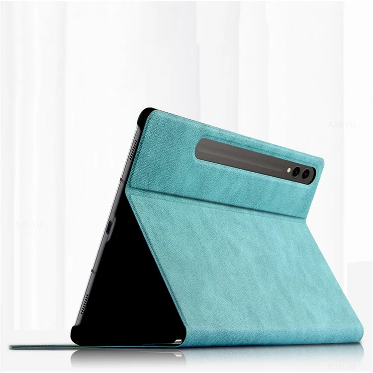 For Samsung Galaxy Tab S10 FE / S10 / S9 FE / S9 Stand Case Folio Flip PU Leather+PC Anti-Drop Tablet Protective Cover - Green