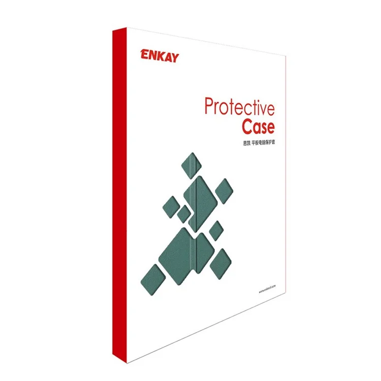 ENKAY HAT PRINCE Protective Cover for Honor Pad X8 Pro / X9 , Trifold Stand PU Leather+PC Smart Tablet Case - Red