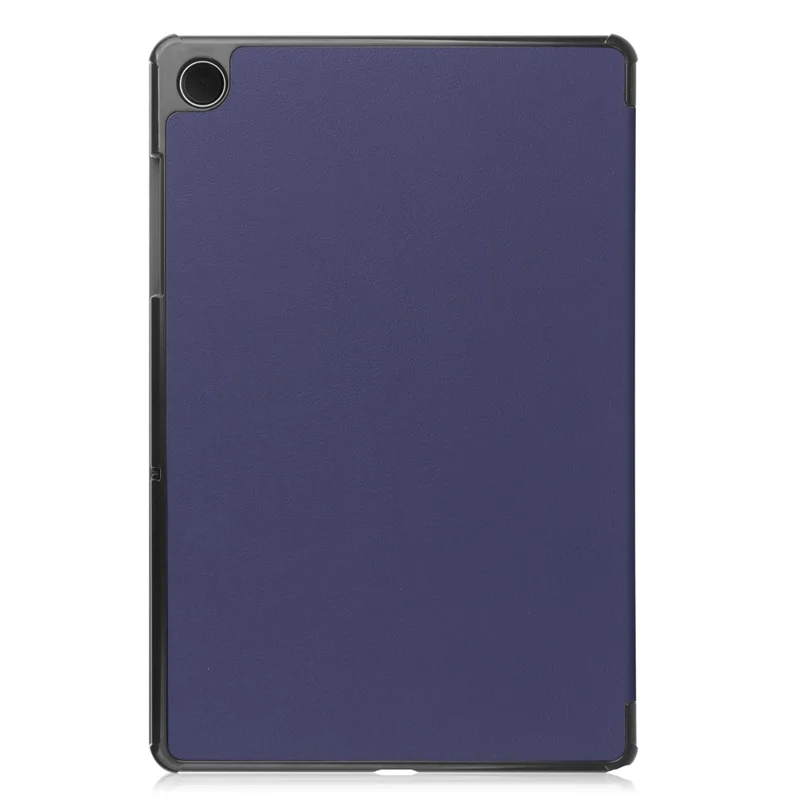 For Samsung Galaxy Tab A9 Tri-fold Stand PU Leather Tablet Case Full Protection Tablet Cover - Dark Blue