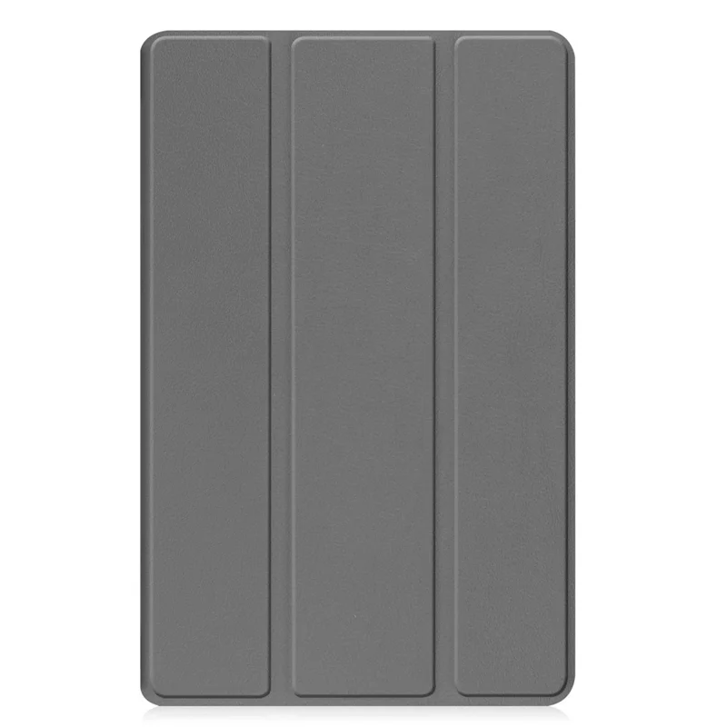 For Samsung Galaxy Tab A9 Tri-fold Stand PU Leather Tablet Case Full Protection Tablet Cover - Grey