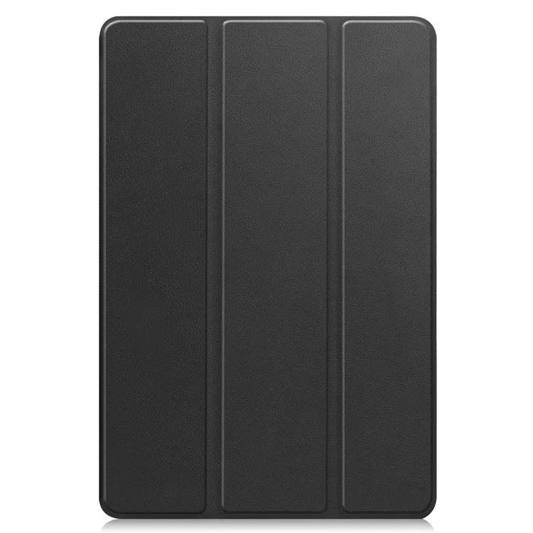 For Xiaomi Redmi Pad SE Tri-fold Stand Tablet Case Anti-drop PU Leather Tablet Cover - Black