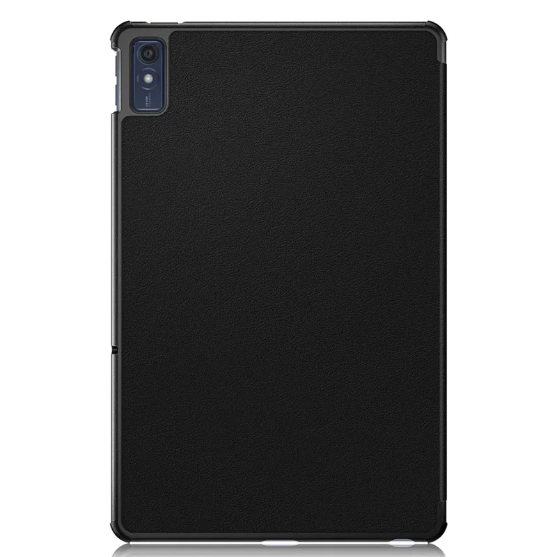 Für Lenovo Tab M10 5G TB-360ZU Trifold Stand Smart Case PU Leder Fullbody Schutzhülle - Schwarz