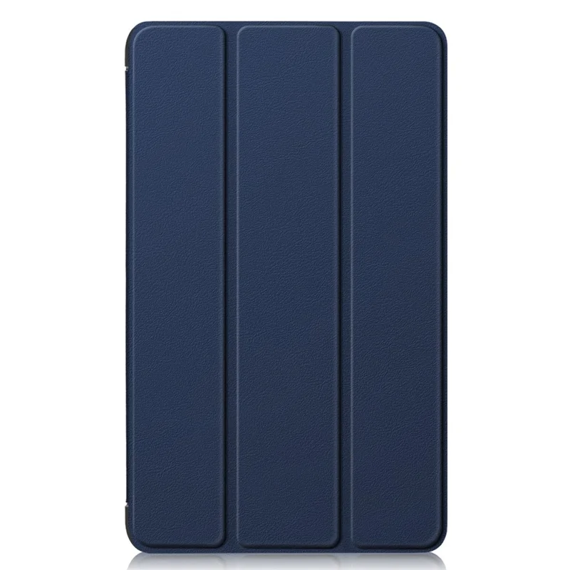 Cover per Samsung Galaxy Tab A9 X115 in Pelle PU con Supporto Pieghevole a Tre Ante - Blu Scuro