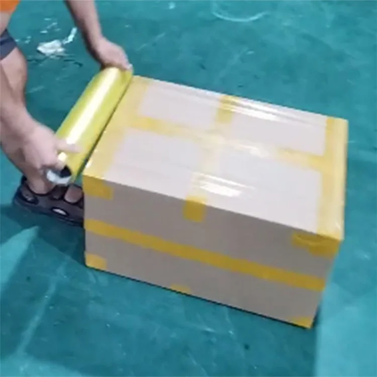 Material 42cm  BOPP  T45U  Carton Sealing Tape - Yellow,   100m 14 Rolls (for internal use only)