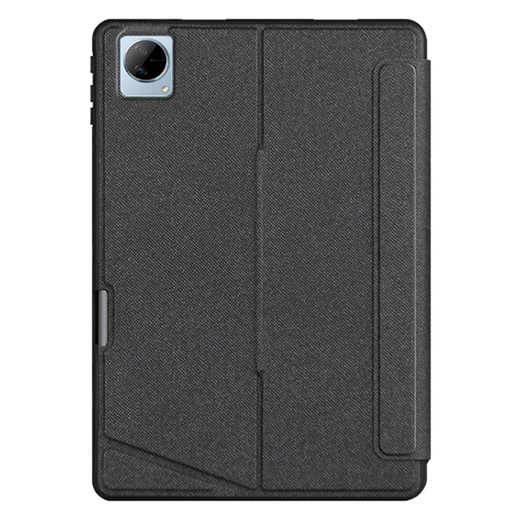 For vivo Pad Leather Case + Bluetooth-compatible Keyboard with Backlight Trackpad - Black