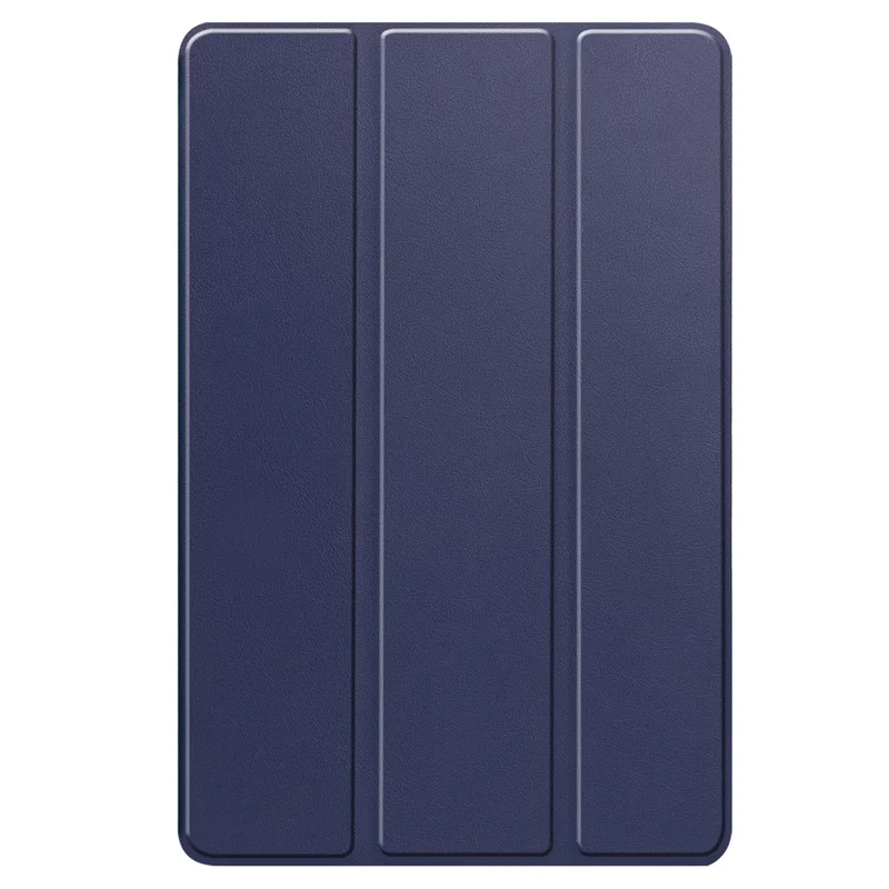 Per Realme Pad 2 Trifold Stand Tablet Case PU Leather Full Protection Cover - Dark Blue