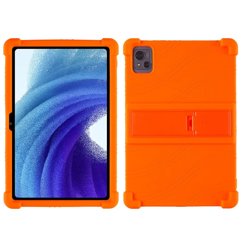 Para Blackview Oscal Pad 13 Capa de Tablete de Silicone PC Suporte Antiderrapante Protetora - Laranja