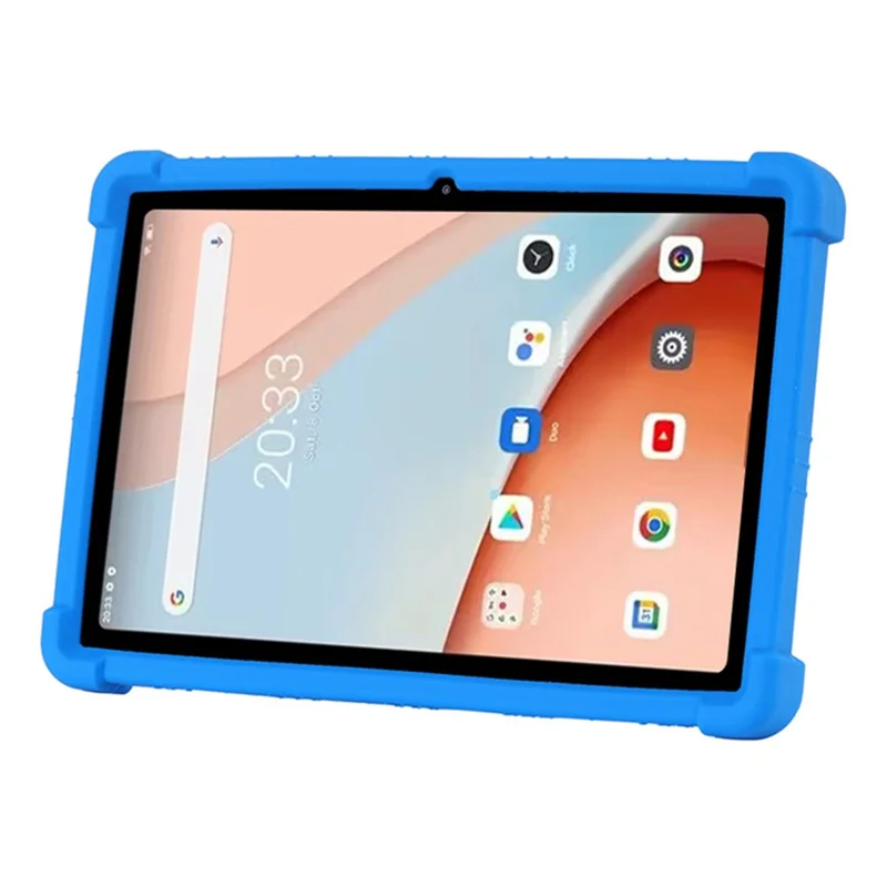 Per Blackview Oscal Pad 60 PC Supporto Tablet Custodia Protettiva in Silicone Morbido - Nero