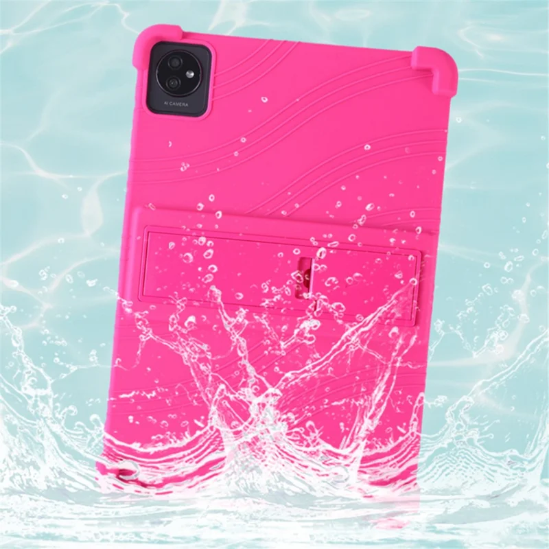 For Blackview Tab 8 WiFi Anti-scratch Tablet Case PC Kickstand Silicone Tablet Protective Cover - Green