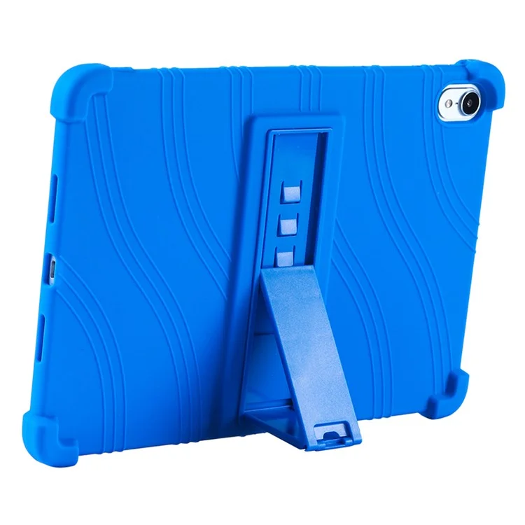For Huawei MatePad 11.5 Anti-drop Protective Tablet Case PC Kickstand Silicone Tablet Back Cover - Dark Blue