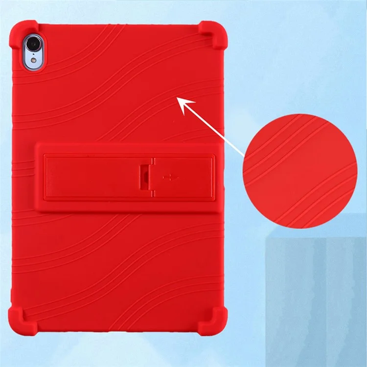 For Huawei MatePad 11.5 Anti-drop Protective Tablet Case PC Kickstand Silicone Tablet Back Cover - Dark Blue