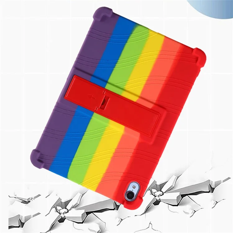 For Huawei MatePad 11.5 Anti-drop Protective Tablet Case PC Kickstand Silicone Tablet Back Cover - Dark Blue