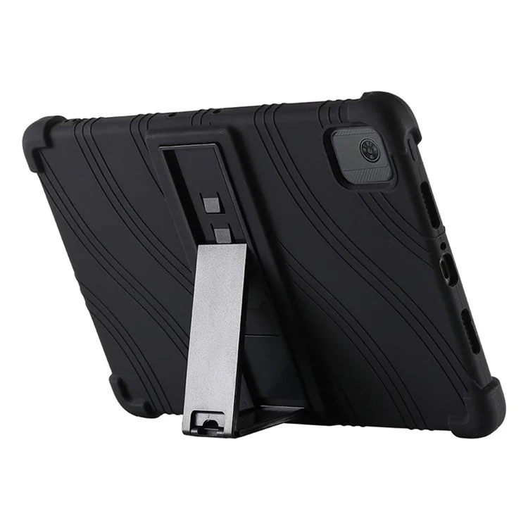 For TCL Tab 10 5G 9183G Silicone Tablet Case Foldable PC Kickstand Tablet Back Cover - Green