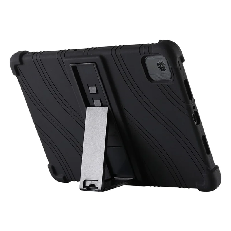For TCL Tab 10 5G 9183G Silicone Tablet Case Foldable PC Kickstand Tablet Back Cover - Orange