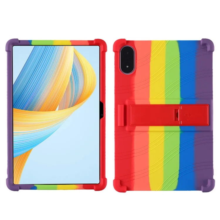 Чехол для планшета For Honor Pad V8 Pro ROD-W09 из мягкого силикона с подставкой и защитой от царапин - мультицвет
