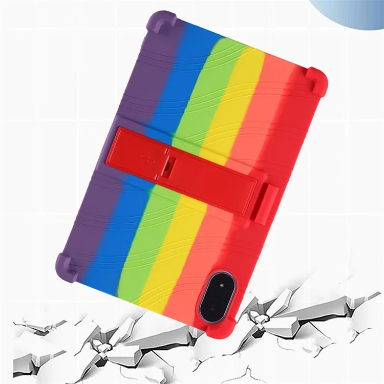 Чехол для планшета For Honor Pad V8 Pro ROD-W09 из мягкого силикона с подставкой и защитой от царапин - мультицвет