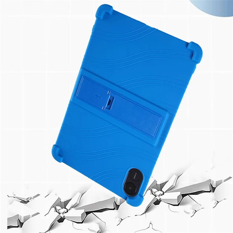 Funda de silicona para tablet For Honor Pad X8 Pro ELN-W09, resistente a arañazos, con soporte de PC - Azul oscuro