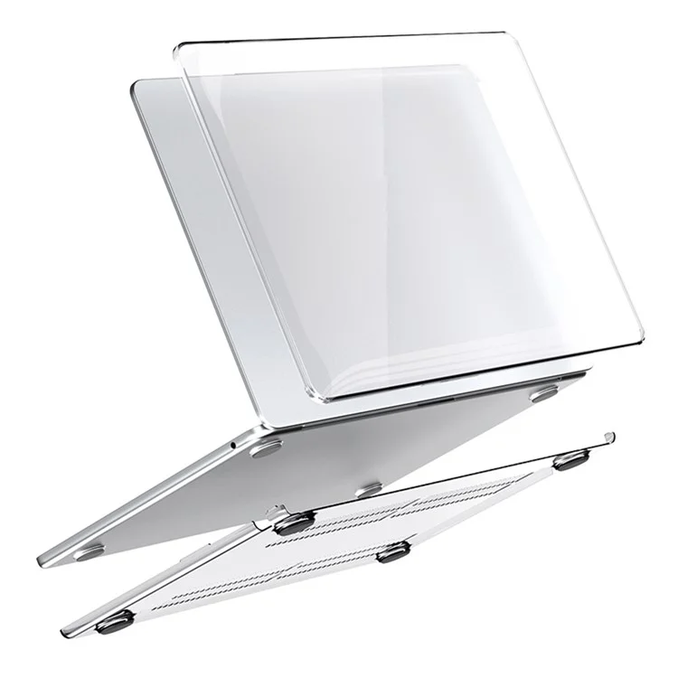 LENTION для Macbook Air 15 дюймов (2023) M2 A2941 / (2024) A3114 M3 Прочный ПК-чехол с полной защитой от царапин
