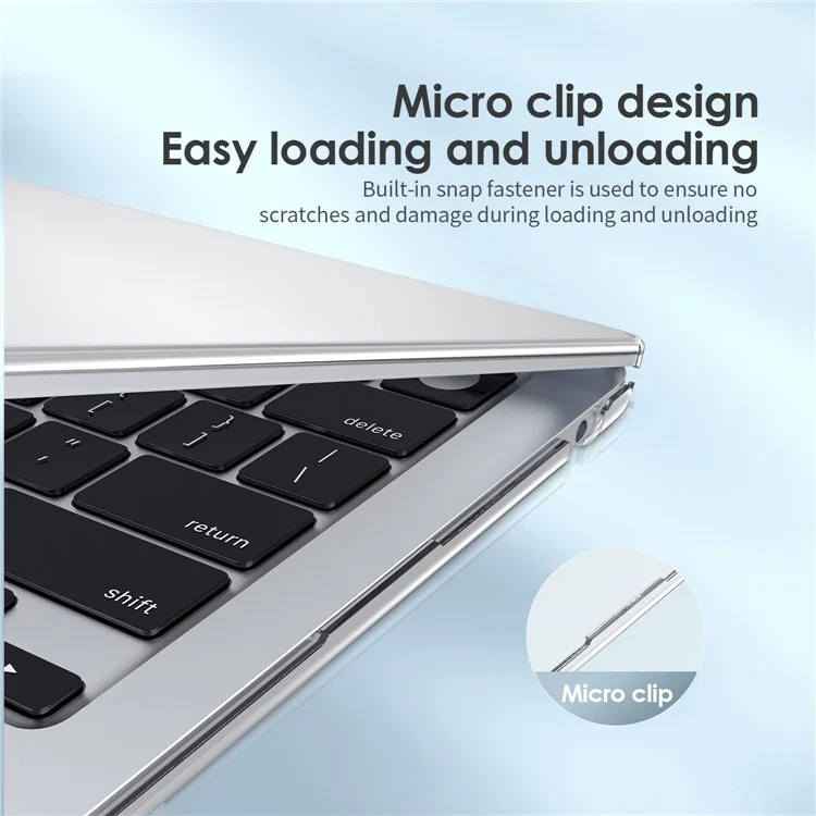 Lentção Para Macbook Air Air 15 Polegado (2023) A2941 Casa de PC Harde PC Proteção Completa Anti-arranhão Tampa de Laptop
