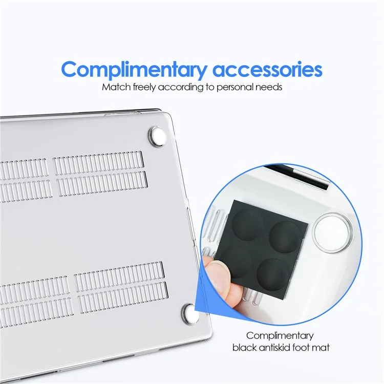 LENTION для Macbook Air 15 дюймов (2023) M2 A2941 / (2024) A3114 M3 Прочный ПК-чехол с полной защитой от царапин