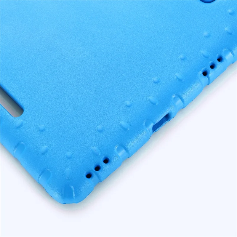 For Samsung Galaxy Tab S9+ / S9 FE+ EVA Tablet Protective Case Handle Kickstand Drop-Proof Cover - Blue