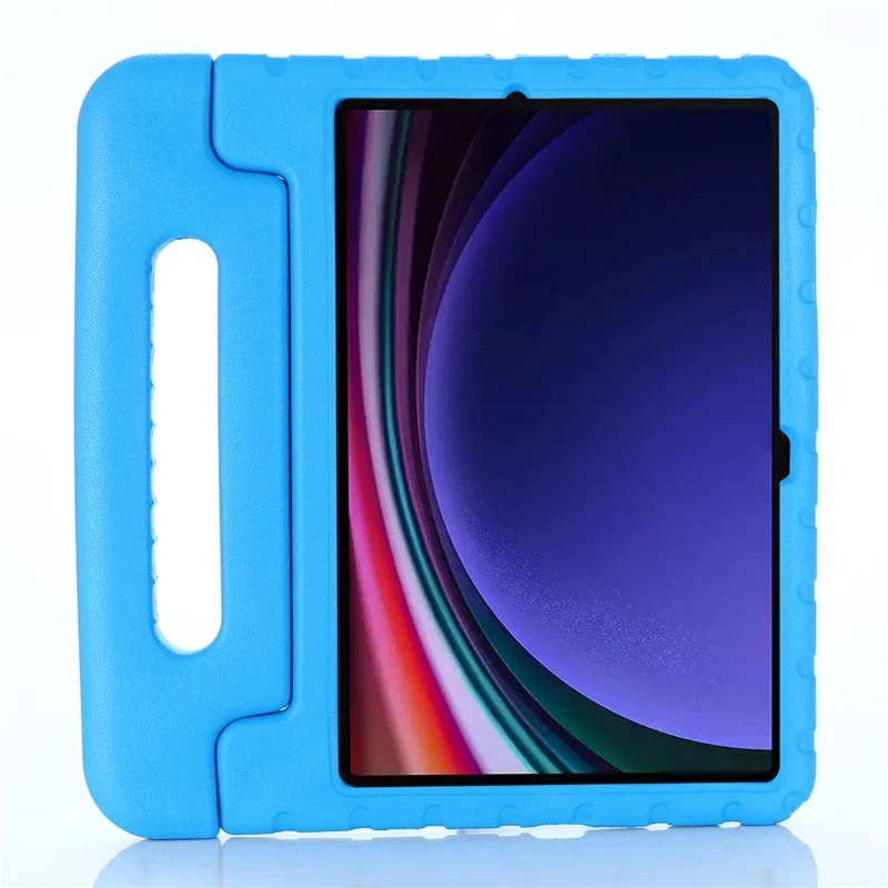 For Samsung Galaxy Tab S11 / S10 Lite / S9 / S10 FE / S11 / S10 Lite / S9 FE Protective EVA Kids Cover Handle Kickstand Shockproof Tablet Case - Blue