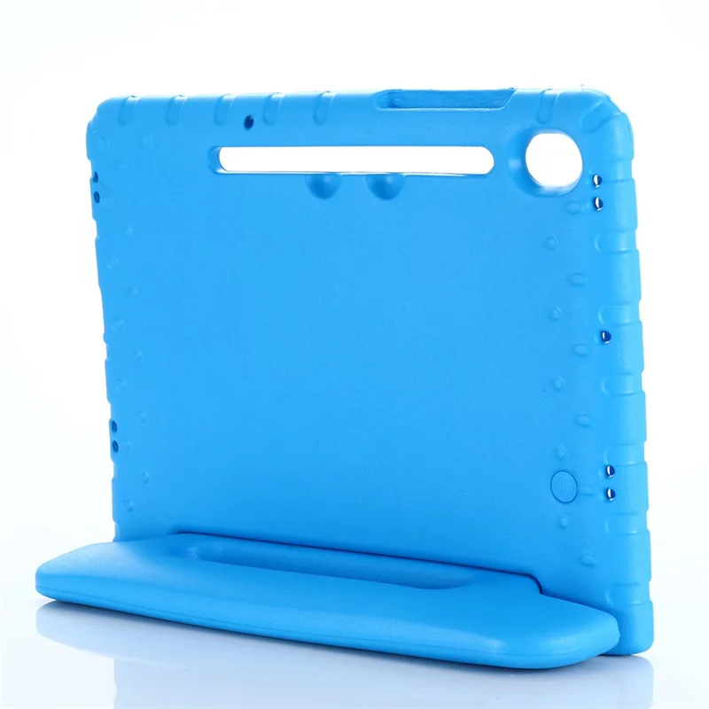 For Samsung Galaxy Tab S11 / S10 Lite / S9 / S10 FE / S11 / S10 Lite / S9 FE Protective EVA Kids Cover Handle Kickstand Shockproof Tablet Case - Blue