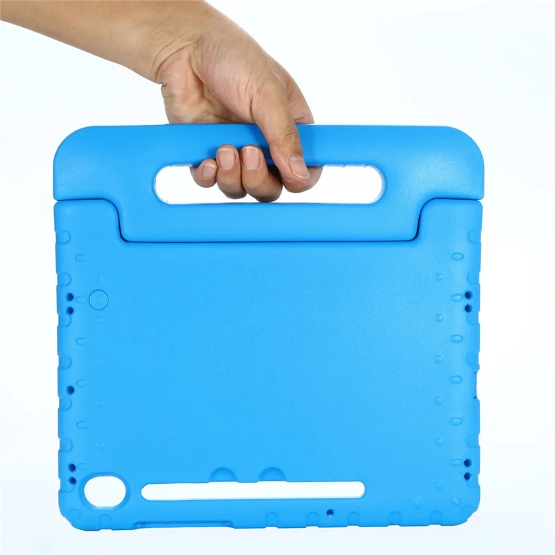 For Samsung Galaxy Tab S11 / S10 Lite / S9 / S10 FE / S11 / S10 Lite / S9 FE Protective EVA Kids Cover Handle Kickstand Shockproof Tablet Case - Blue