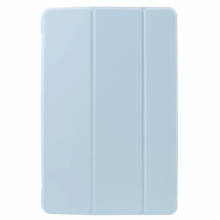 Para Xiaomi Pad 6 / 6 Pro Tri-Fold Stand Protective Cover Funda de piel PU + Funda de tableta TPU mate - Azul cielo