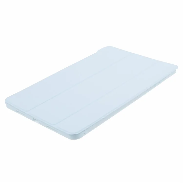 Para Xiaomi Pad 6 / 6 Pro Tri-Fold Stand Protective Cover Funda de piel PU + Funda de tableta TPU mate - Azul cielo