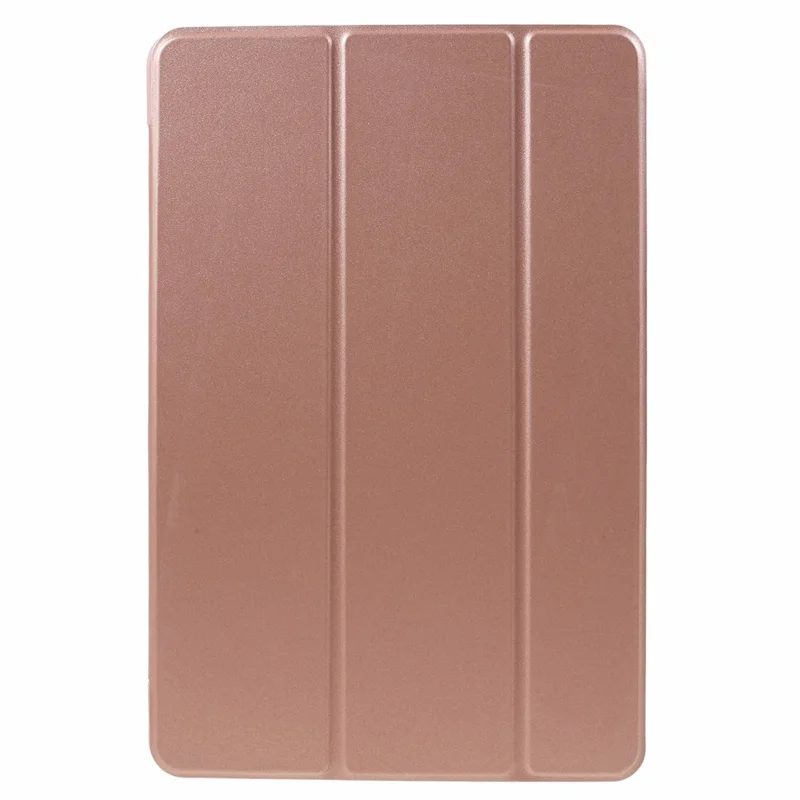 For Xiaomi Pad 6 / 6 Pro Tri-Fold Stand Protective Cover PU Leather + Matte TPU Tablet Case - Rose Gold