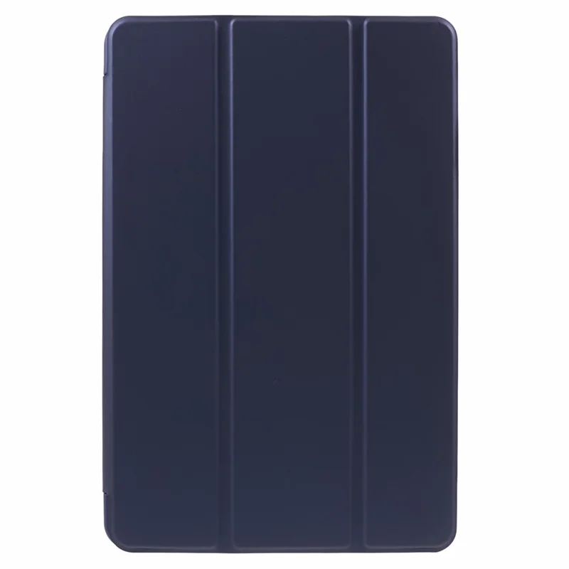 For Xiaomi Pad 6 / 6 Pro Tri-Fold Stand Protective Cover PU Leather + Matte TPU Tablet Case - Dark Blue