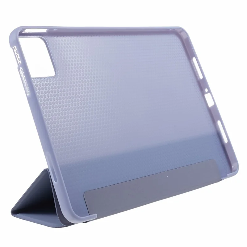 Per Xiaomi Pad 6 / 6 Pro Tri-Fold Stand Protective Cover PU Leather + Matte TPU Tablet Case - Baby Blue