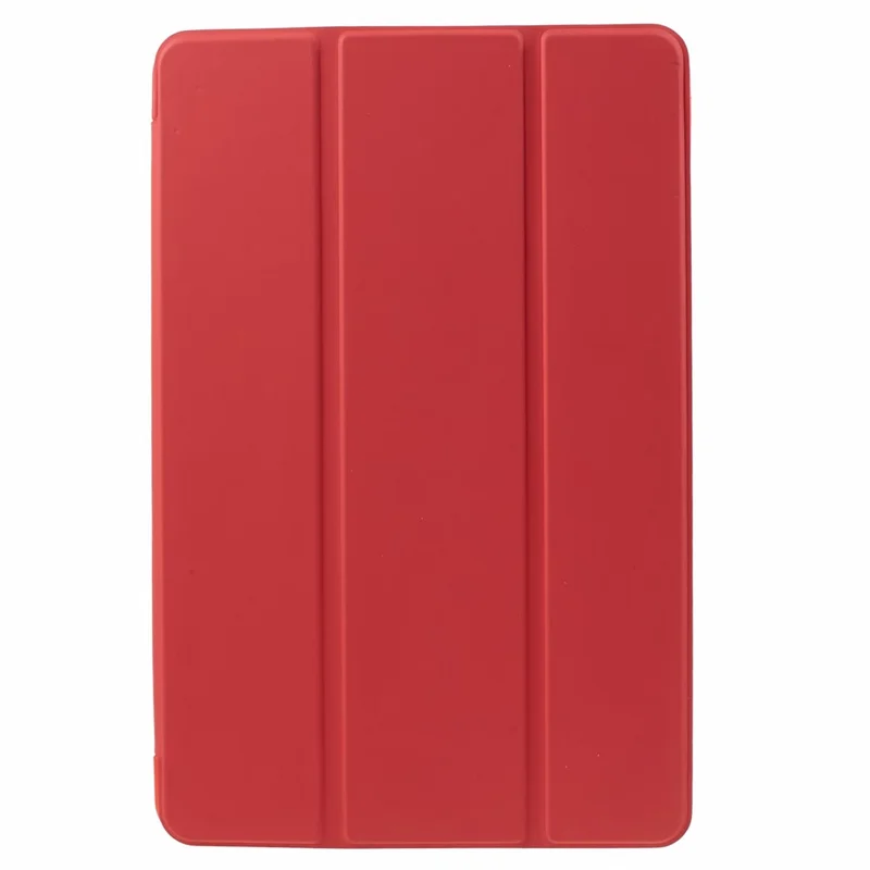 For Xiaomi Pad 6 / 6 Pro Tri-Fold Stand Protective Cover PU Leather + Matte TPU Tablet Case - Red