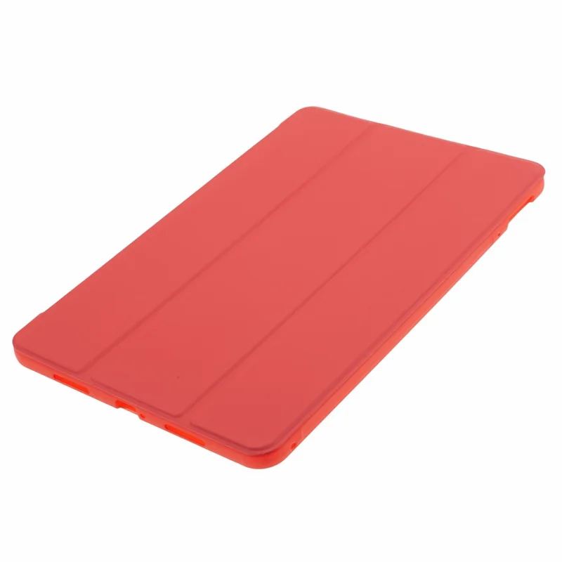For Xiaomi Pad 6 / 6 Pro Tri-Fold Stand Protective Cover PU Leather + Matte TPU Tablet Case - Red