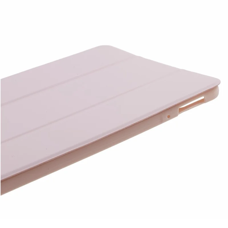 For Xiaomi Pad 6 / 6 Pro Tri-Fold Stand Protective Cover PU Leather + Matte TPU Tablet Case - Pink