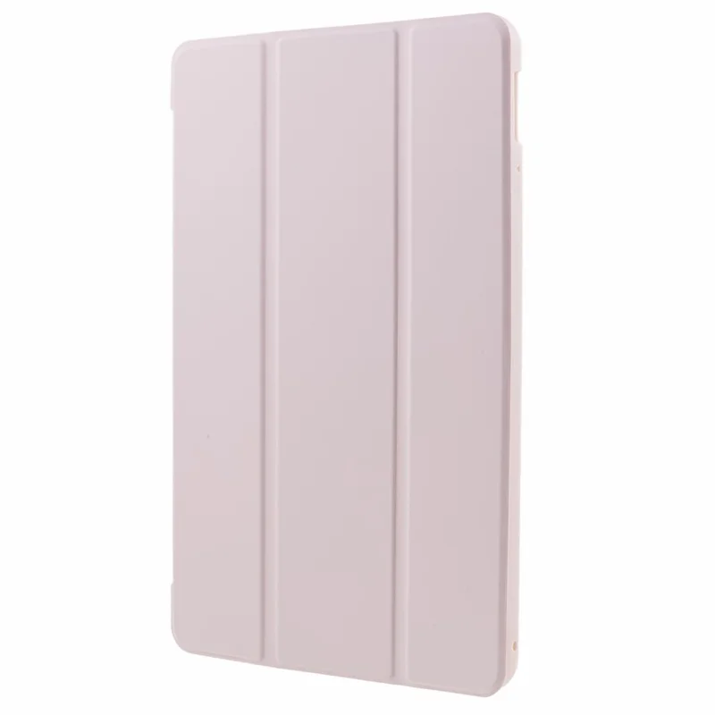 For Xiaomi Pad 6 / 6 Pro Tri-Fold Stand Protective Cover PU Leather + Matte TPU Tablet Case - Pink