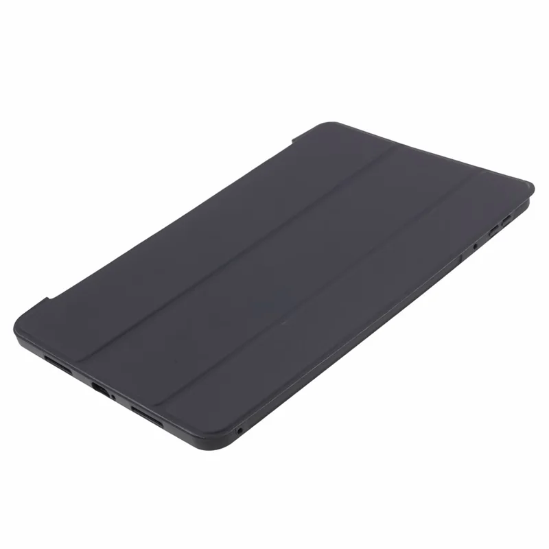 For Xiaomi Pad 6 / 6 Pro Tri-Fold Stand Protective Cover PU Leather + Matte TPU Tablet Case - Black