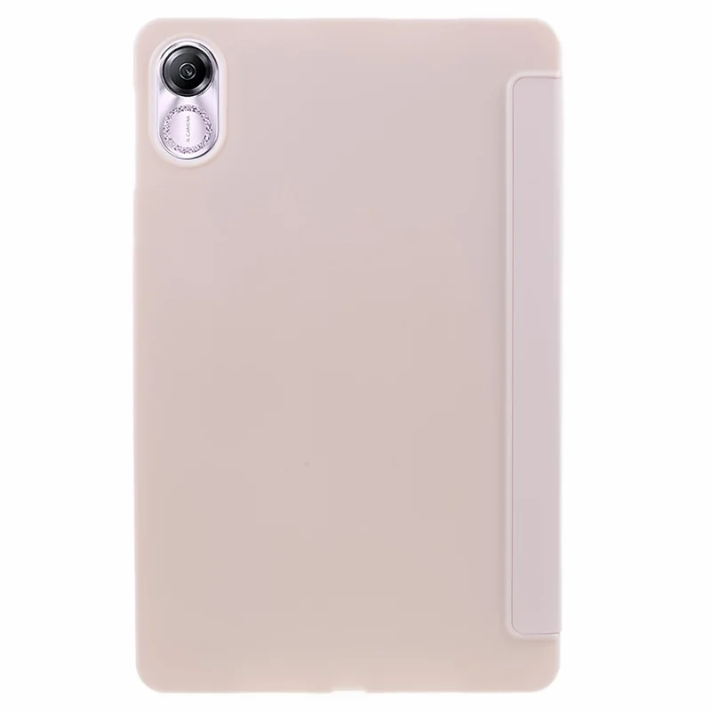 For Honor Pad X8 Pro / Pad X9 Protective Case Anti-Scratch PU+Matte TPU Tablet Cover with Tri-Fold Stand - Pink