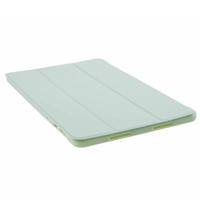 For Honor Pad X8 Pro / Pad X9 Protective Case Anti-Scratch PU+Matte TPU Tablet Cover with Tri-Fold Stand - Light Green