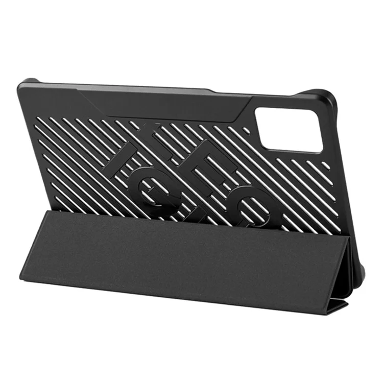 Für Lenovo Legion Y700 Tri-Fold Stand Schutztablett-Hülle Magnetische Absorption PU-Leder-Abdeckung - Grün