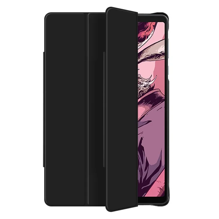 Für Lenovo Legion Y700 Tri-Fold Stand Schutztablett-Hülle Magnetische Absorption PU-Leder-Abdeckung - Grün