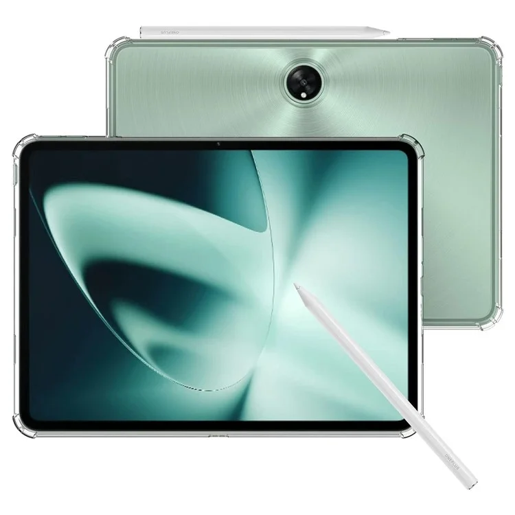 For Oppo Pad 2 Reinforced Corners Tablet TPU Case Transparent Tablet Protective Cover