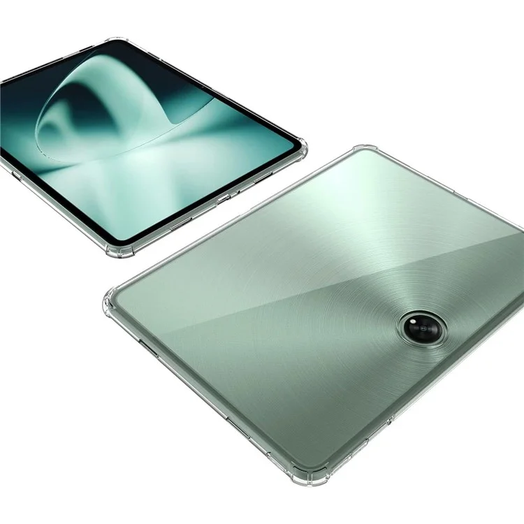 For Oppo Pad 2 Reinforced Corners Tablet TPU Case Transparent Tablet Protective Cover