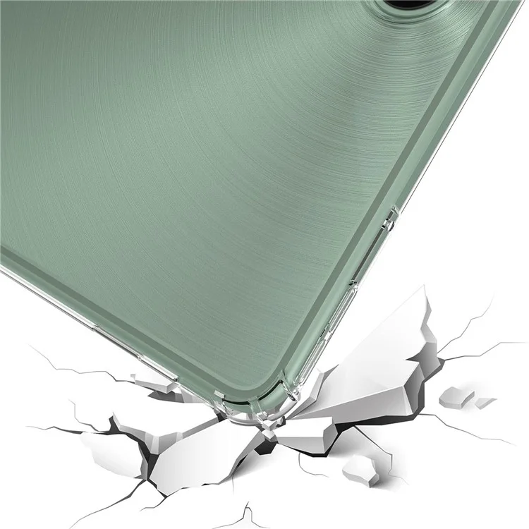 For Oppo Pad 2 Reinforced Corners Tablet TPU Case Transparent Tablet Protective Cover