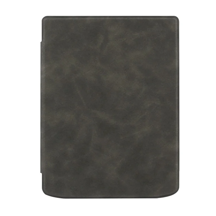 E-Reader-Hülle für Pocketbook InkPad 4 7,8 Zoll PB700, PU-Leder Auto Wake / Sleep Smart Cover - Schwarz