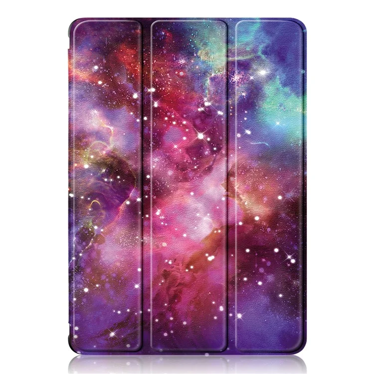 For Samsung Galaxy Tab S10+ Wi-Fi SM-X820 SM-X826B / Tab S9+ (SM-X810 / SM-X816B / SM-X818U) Tablet Case TPU+Acrylic+PU Leather Cover with Tri-Fold Stand - Galaxy Tab S10+ Wi-Fi SM-X820 SM-X826B / 