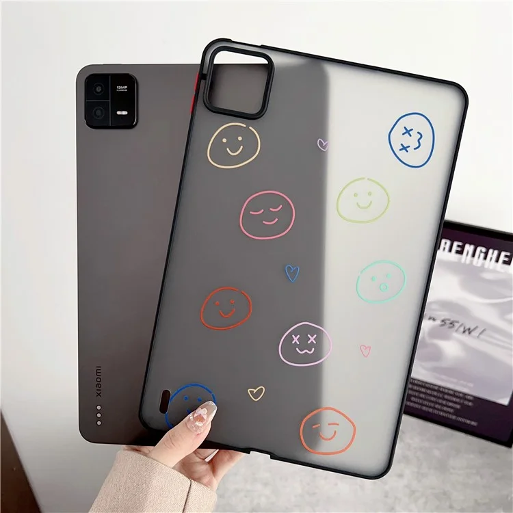 For Xiaomi Pad 6 Pattern Printing Tablet Case Skin-touch Shockproof Soft TPU Back Cover - Cosmic Starry Sky